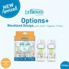 Combo 2 bình sữa Dr.Brown's Options Plus cổ rộng 150ml - WB52.016, giá ưu đãi 588.000₫