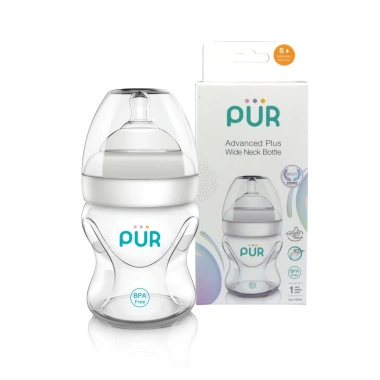 Combo 2 bình sữa Pur cổ rộng 150ml + 250ml tặng khăn ướt Pur 20 tờ - Giá 508.200đ 2 Combo 2 bình sữa Pur cổ rộng 150ml + 250ml tặng khăn ướt Pur 20 tờ - Giá 508.200đ 2