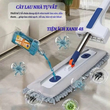Combo 2 Bộ Chổi Lau Nhà Tự Vắt Sumi 45x12 Thế Hệ Mới 2.025 - Giá chỉ 398.000 VND 3