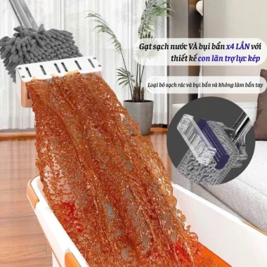 Combo 2 Bộ Chổi Lau Nhà Tự Vắt Sumi 45x12 Thế Hệ Mới 2.025 - Giá chỉ 398.000 VND 5