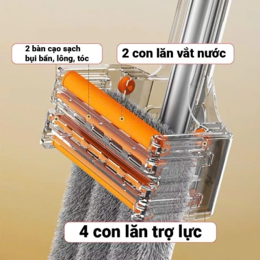 Combo 2 Bộ Chổi Lau Nhà Tự Vắt Sumi 45x12 Thế Hệ Mới 2.025 - Giá chỉ 398.000 VND 7