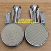 Combo 2 Bộ Họng Đầu Đốt Bếp Gas + Ống Điếu, Mâm Chia Lửa FujiShi Ceramic Trắng Hồng 9cm Kèm Bass và Vít - Giá chỉ 75.000 VND