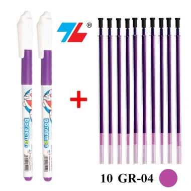 Combo 2 bút gel Thiên Long Gel012 + 10 ruột gel, ngòi GR04 0.5mm - Giá chỉ 79.000đ 4