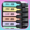 Combo 2 Bút Highlight ZBRU Pastel - Đánh dấu tài liệu, học sinh, sinh viên, văn phòng, giá 13.000 VND