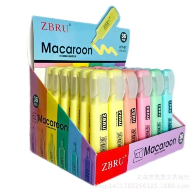 Combo 2 Bút Highlight ZBRU Pastel - Đánh dấu tài liệu, học sinh, sinh viên, văn phòng, giá 13.000 VND 2
