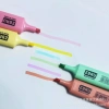 Combo 2 Bút Highlight ZBRU Pastel - Đánh dấu tài liệu, học sinh, sinh viên, văn phòng, giá 13.000 VND 6