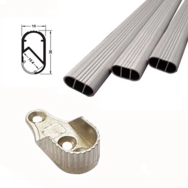 Combo 2 cái bát đỡ thanh nhôm tủ áo treo đồ - Cây nhôm dẹp chắc chắn, giá 13.500₫