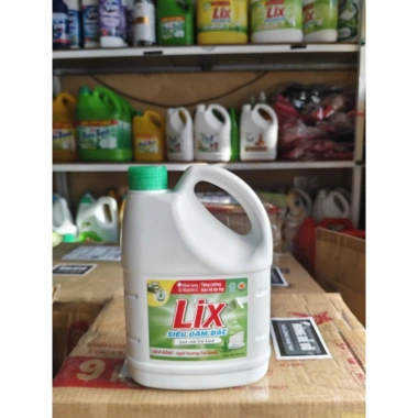 Combo 2 can Nước rửa chén Lix Siêu Đậm Đặc hương Chanh và Trà Xanh 1.4kg - Giá chỉ 65.000₫