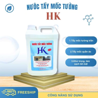 Combo 2 can nước tẩy mốc tường + HK 5L cho quần áo, tặng 2 miếng chà - Giá chỉ 329.000₫ 5