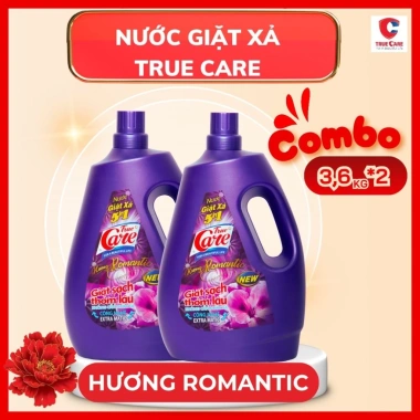 Combo 2 chai 3.6kg Nước giặt xả 5in1 tím Hương - Giặt sạch thơm lâu, 300.000đ