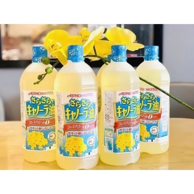 Combo 2 chai Dầu ăn hoa cải AJNOMOTO Nhật Bản 1.000g - Giá ưu đãi 145.000 VNĐ
