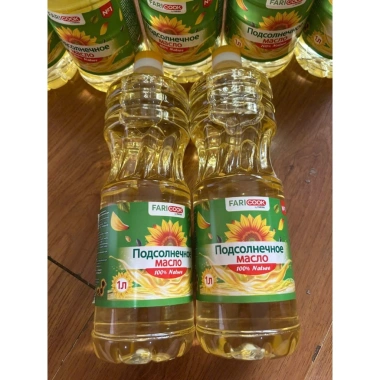 Combo 2 chai Dầu Hướng Dương Hữu Cơ Nhập Khẩu Nga 1L - Giá ưu đãi, giấy tờ đầy đủ