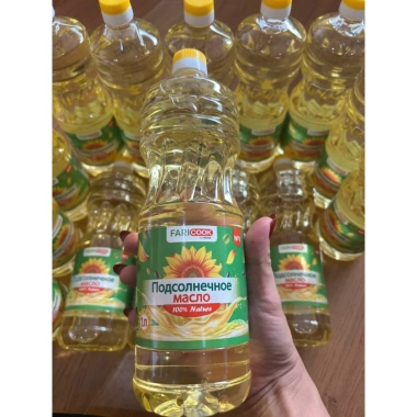 Combo 2 chai Dầu Hướng Dương Hữu Cơ Nhập Khẩu Nga 1L - Giá ưu đãi, giấy tờ đầy đủ