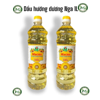 Combo 2 chai Dầu Hướng Dương Nga 100% Nguyên Chất Giá 108.000₫ Dinh dưỡng tim mạch không chất bảo quản