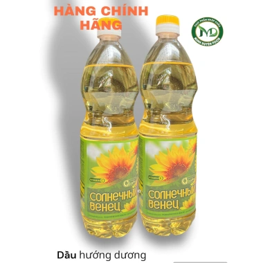 Combo 2 chai Dầu Hướng Dương Nga 100% Nguyên Chất Giá 108.000₫ Dinh dưỡng tim mạch không chất bảo quản