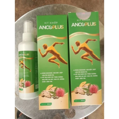 Combo 2 chai Dầu Xoa Bóp và Xịt Xương Khớp Ancoplus - Chính Hãng, Giá 299.000đ
