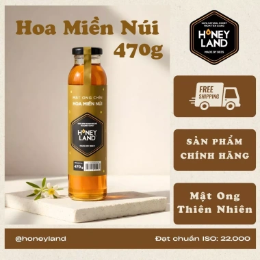 Combo 2 Chai Mật Ong Chín Miền Núi Honeyland 470g - Mật Ong Thiên Nhiên, Tăng Cường Sức Đề Kháng, Giá Ưu Đãi 448.200₫ 5