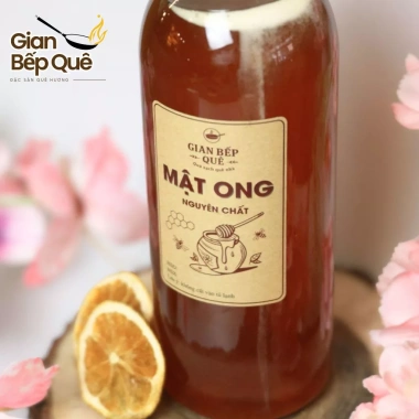 Combo 2 chai Mật Ong Hoa Vải Bắc Giang 500ml - Tự Nhiên, Sánh Mịn, Giá 170k