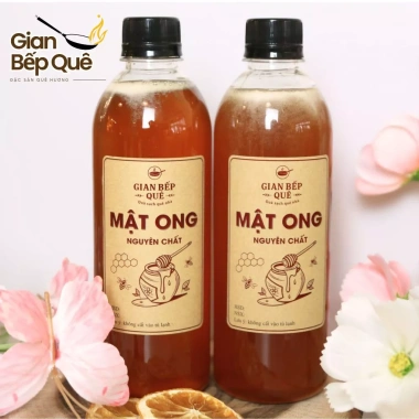 Combo 2 chai Mật Ong Hoa Vải Bắc Giang 500ml - Tự Nhiên, Sánh Mịn, Giá 170k