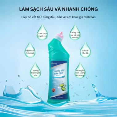 Combo 2 chai Moonly 500ml - Tẩy bồn cầu, đánh bay vết bẩn, tẩy ố vàng, diệt khuẩn, giá chỉ 120.000 VND 6 Combo 2 chai Moonly 500ml - Tẩy bồn cầu, đánh bay vết bẩn, tẩy ố vàng, diệt khuẩn, giá chỉ 120.000 VND 6