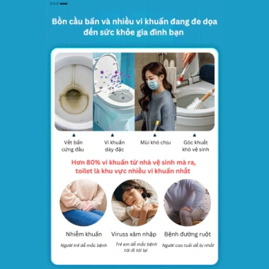 Combo 2 chai Moonly 500ml - Tẩy bồn cầu, đánh bay vết bẩn, tẩy ố vàng, diệt khuẩn, giá chỉ 120.000 VND 7 Combo 2 chai Moonly 500ml - Tẩy bồn cầu, đánh bay vết bẩn, tẩy ố vàng, diệt khuẩn, giá chỉ 120.000 VND 7