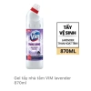 Combo 2 chai Nước Gel Tẩy Bồn Cầu Vim Diệt Khuẩn Trắng Sáng Duck 880ml, 870ml, 500-900ml Giá chỉ 38.000₫ 2