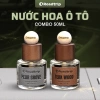 Combo 2 chai Nước hoa ô tô Cao cấp 1Roadtrip Pear Grove & Teak Wood 50ml – Không nồng gắt, khử mùi, chống say xe