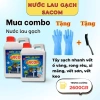 Combo 2 Chai Nước Lau Gạch Sàn SacomClean – Tẩy Vết Ố Vàng, Rong Rêu, Xi Măng, Sơn 99k