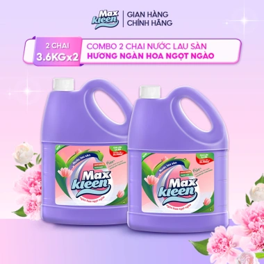 Combo 2 chai Nước Lau Sàn MaxKleen Ngàn Hoa Ngọt Ngào 3.6kg - Giá ưu đãi 171.000₫ 3
