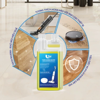 Combo 2 chai Nước lau sàn robot Timi Clean 1L Diệt khuẩn 99% khử mùi - 108.000₫ 9