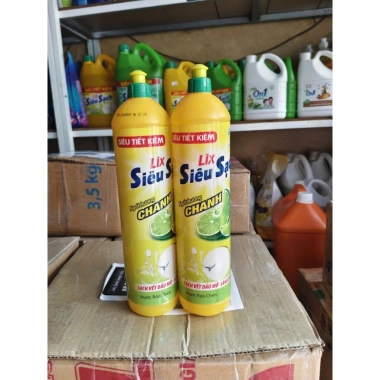 Combo 2 chai Nước rửa chén Lix Siêu Sạch hương Chanh 750g – Giá ưu đãi 50.000₫ 2