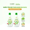 Combo 2 chai Nước tắm thảo dược Dr.Papie SIZE LỚN 500ml giảm rôm sảy an toàn cho bé sơ sinh - Tiết kiệm
