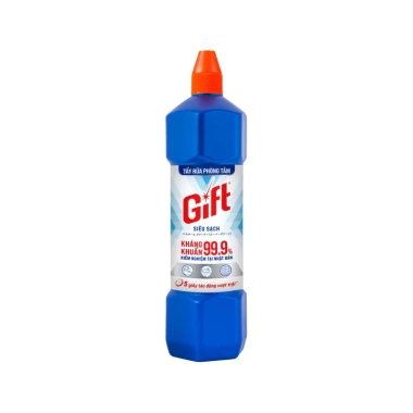 Combo 2 chai Nước tẩy nhà tắm, bồn cầu Toilet Gift Siêu sạch Bạc hà 900ml - 42.000₫ 2