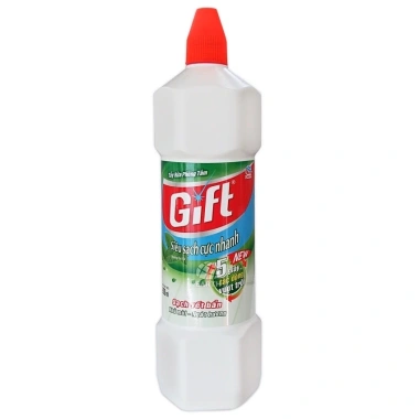 Combo 2 chai Nước tẩy nhà tắm, bồn cầu Toilet Gift Siêu sạch Bạc hà 900ml - 42.000₫ 6