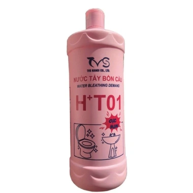 Combo 2 chai tẩy bồn cầu HT01-960ml - làm sạch mảng bám, tặng 2 pad chà rửa, giá ưu đãi 56.000₫ 2