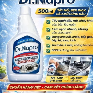 Combo 2 Chai Tẩy Đa Năng Dr Natro 500ml - Sạch Mọi Vết Bẩn, Hàng Việt, Giá Ưu Đãi 84.000 VND