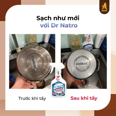 Combo 2 chai tẩy đa năng Dr Natro – Vệ sinh nhà cửa sạch bóng công nghệ Icon từ trường, 95.000₫