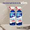 Combo 2 chai xịt bọt tuyết Vim 500ml - Tẩy nhà vệ sinh sạch sâu, diệt mùi, giá 95.000đ 2