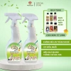 Combo 2 chai xịt đuổi muỗi & kiến sinh học Sbi 530ml - An toàn gia đình và trẻ