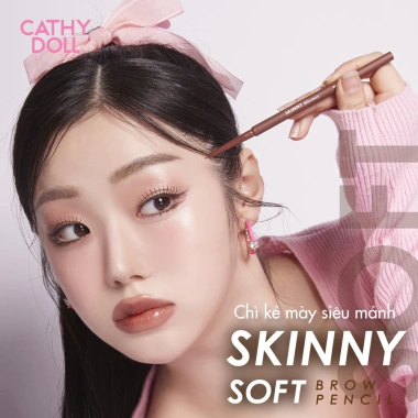 Combo 2 Chì Kẻ Mày Tròn Siêu Nhỏ Cathy Doll - Chống Nước, Lâu Trôi, Skinny Soft 0.06g - Giá chỉ 158.000₫ 2
