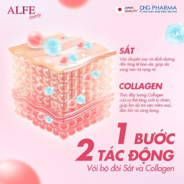 Combo 2 Collagen Uống ALFE Beauty 10 chai 50ml – Tăng đàn hồi, da sáng mịn, hàng chính hãng