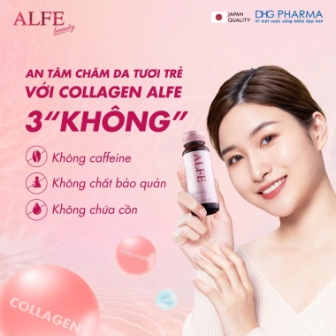 Combo 2 Collagen Uống ALFE Beauty 10 chai 50ml – Tăng đàn hồi, da sáng mịn, hàng chính hãng