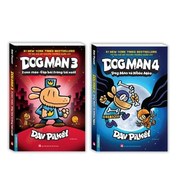 Combo 2 cuốn DOG MAN 3 & 4 - Bộ sách tiếng Anh giảm giá 158.400đ 2