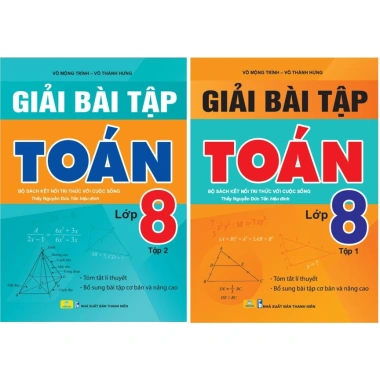 Combo 2 Cuốn Giải Bài Tập Toán 8 - Sách Kết Nối Tri Thức Với Cuộc Sống ndbooks Giá ưu đãi 159.120 VND