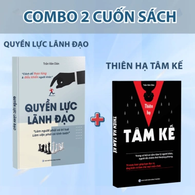 Combo 2 cuốn Quyền lực lãnh đạo & Thiên hạ tâm kế - Giá ưu đãi 279.000₫ - Dân Trí