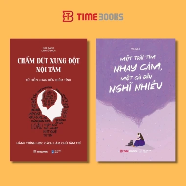 Combo 2 cuốn sách Chấm Dứt Xung Đột Nội Tâm và Trái Tim Nhạy Cảm, chỉ 163.200 VND