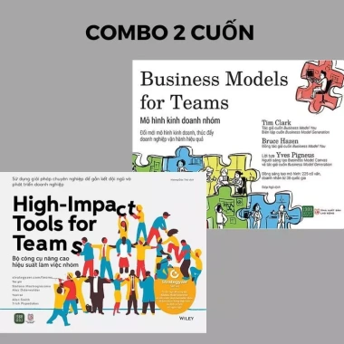 Combo 2 cuốn Sách Công Cụ Nâng Cao Hiệu Suất Nhóm + Mô Hình Kinh Doanh - 430k