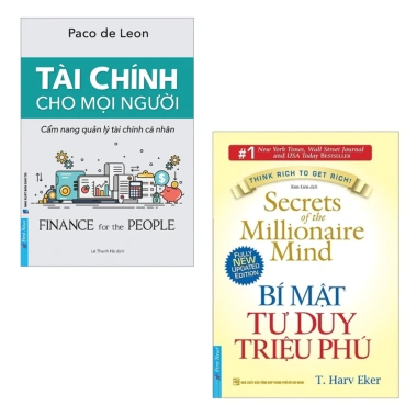 Combo 2 cuốn Sách Tài Chính Cho Mọi Người và Bí Mật Tư Duy Triệu Phú - First News, Giá ưu đãi 325.740₫