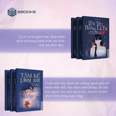 Combo 2 Cuốn Sách Tâm Kế Phụ Nữ & Hãy Yêu Bằng Lý Trí - Chỉ 276k Sbooks Store 6