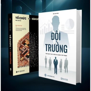 Combo 2 cuốn sách Tổ chức và Đám Đông – Đội Trưởng, giảm 20% chỉ 547.000₫